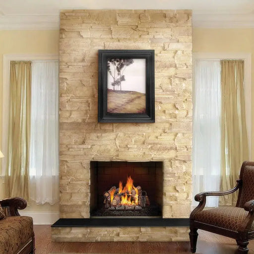 Napoleon Fiberglow Gas Log Set, Electronic ignition Napoleon Hearth Dreamwood Living