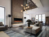 Napoleon Luminex 65 electric fireplace, one-sided installation in a room