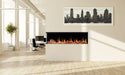 Napoleon Luminex 65 electric fireplace, two-sided installation in a room