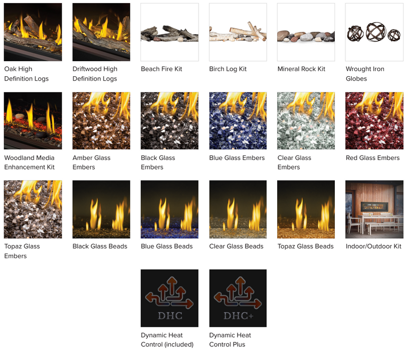 Napoleon Luxuria 50 Single-Sided Linear Direct Vent Gas Fireplace Napoleon Hearth Dreamwood Living