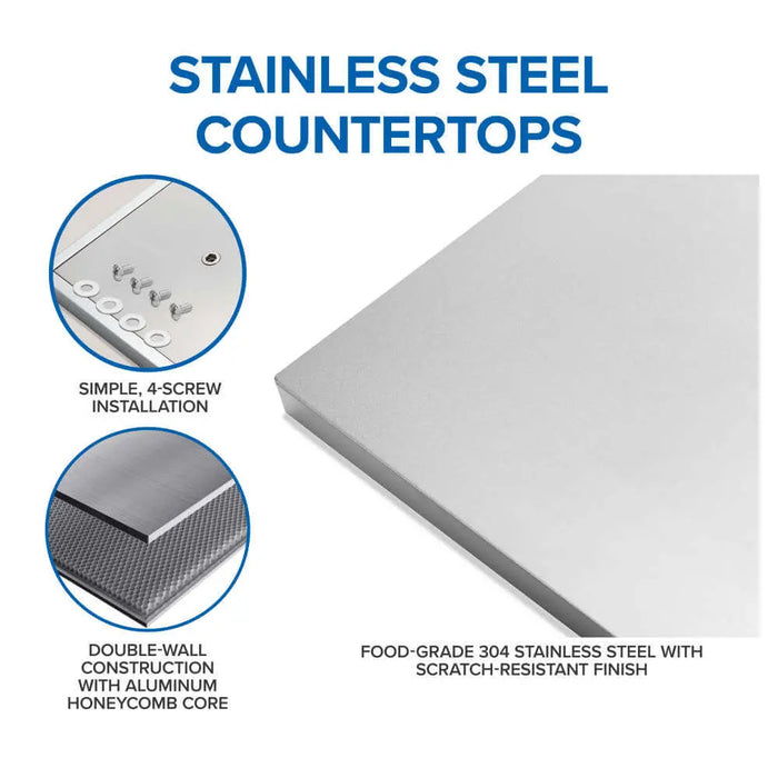 Napoleon OASIS Outdoor Kitchen Kit, Built-in 700 Series 32 with Stainless Steel Countertops