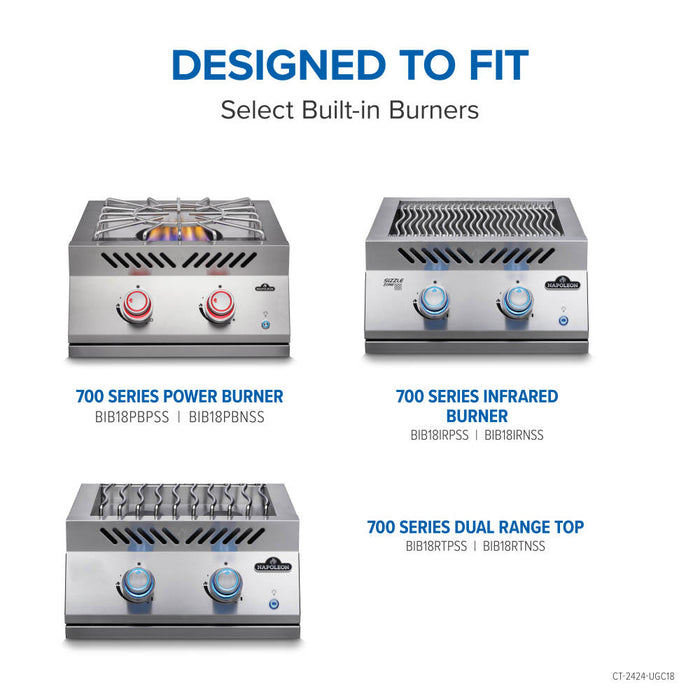 Napoleon OASIS® 24" x 24" Stainless Steel Countertop with 18" Burner Cutout