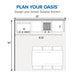 Napoleon OASIS® 24" x 24" Stainless Steel Countertop with 18" Burner Cutout Napoleon Dreamwood Living