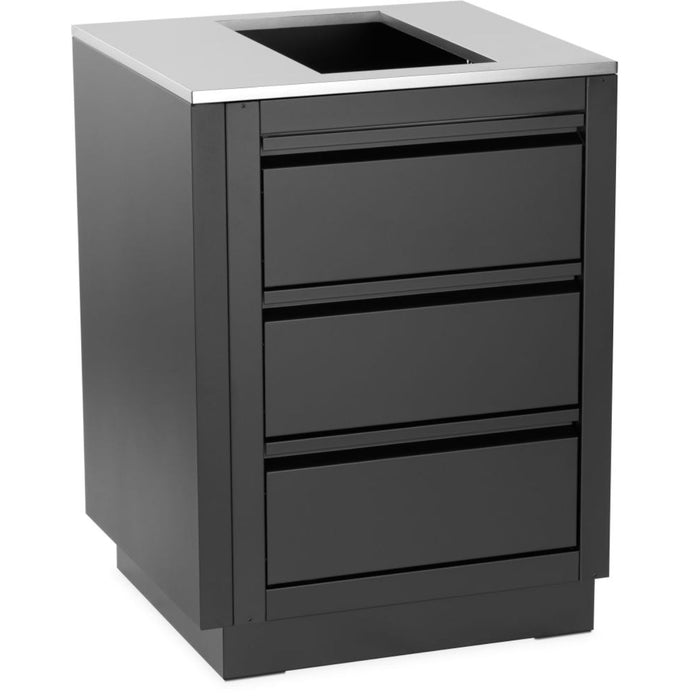 Napoleon OASIS® 24" x 26" Stainless Steel End Countertop with 10" Burner Cutout