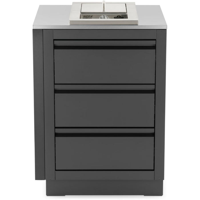 Napoleon OASIS® 24" x 26" Stainless Steel End Countertop with 10" Burner Cutout