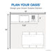 Napoleon OASIS® 24" x 26" Stainless Steel End Countertop with 10" Burner Cutout Napoleon Dreamwood Living