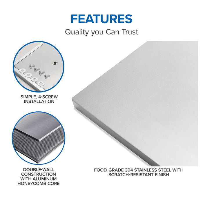 Napoleon OASIS® 36" x 24" Stainless Steel Countertop for 32" Grill Head