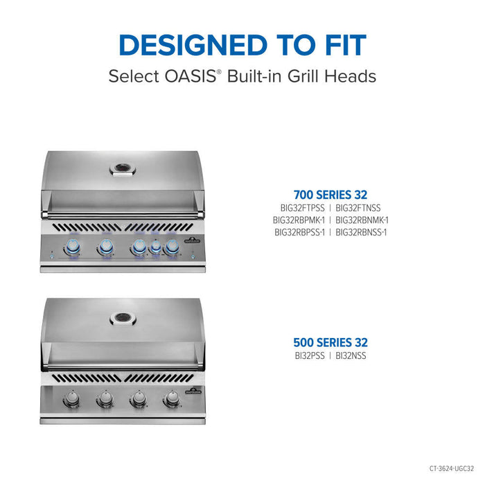 Napoleon OASIS® 36" x 24" Stainless Steel Countertop for 32" Grill Head