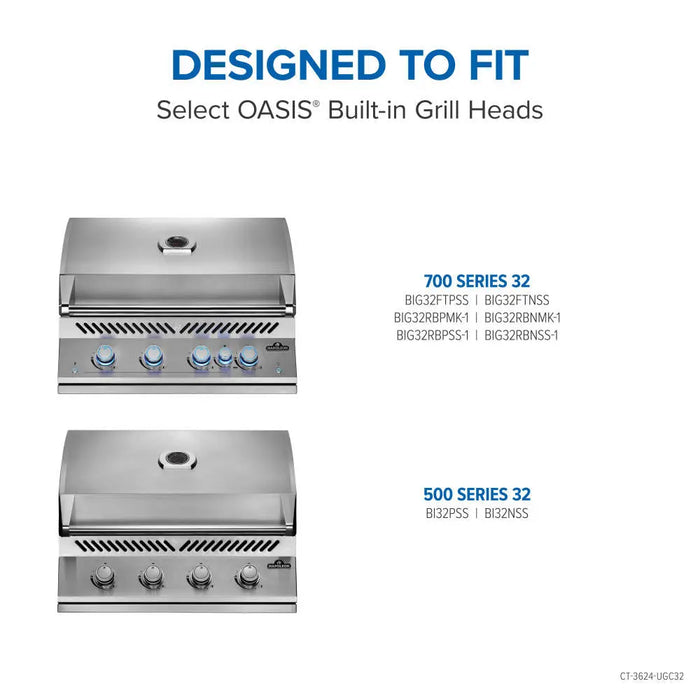 Napoleon OASIS® 36" x 24" Stainless Steel Countertop for 32" Grill Head Napoleon Dreamwood Living