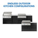 Napoleon OASIS® 36" x 24" Stainless Steel End Panel for Waterfall Edge Napoleon Dreamwood Living
