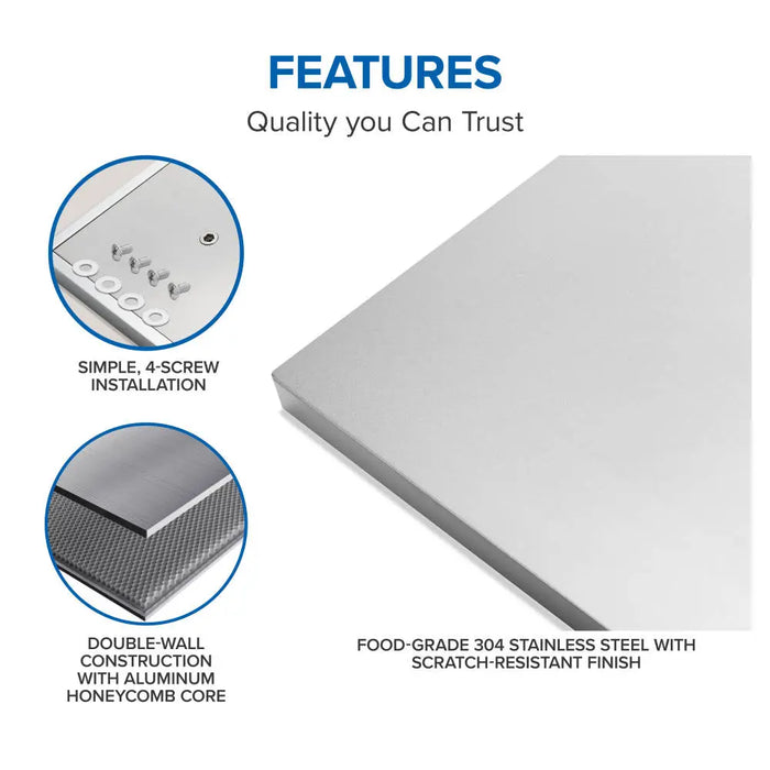 Napoleon OASIS® 42" x 24" Stainless Steel Countertop for 38" Grill Head Napoleon Dreamwood Living