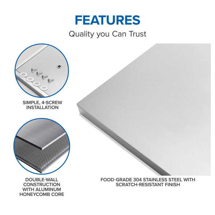Napoleon OASIS® Universal 24" x 24" Stainless Steel Countertop