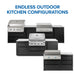 Napoleon OASIS® Universal 24" x 24" Stainless Steel Countertop Napoleon Dreamwood Living