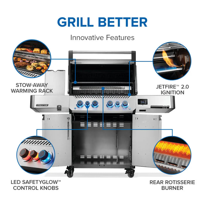 Napoleon Prestige 500 Connected RSIB Gas Grill Napoleon Dreamwood Living