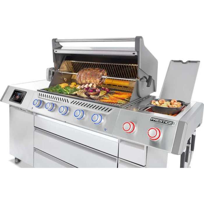 Napoleon Prestige PRO 665 Elite Gas Grill with Smart Technology & Electric Smoker Box Napoleon Dreamwood Living