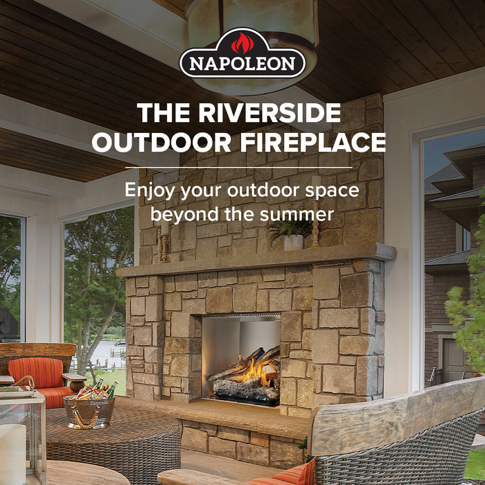 Napoleon Riverside 36" Outdoor Gas Fireplace - Dreamwood Living