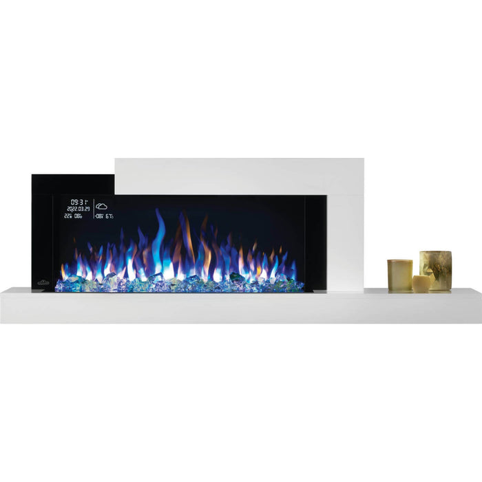 Napoleon Stylus Cara Elite Connected Wall Hanging Electric Fireplace Napoleon Hearth Dreamwood Living
