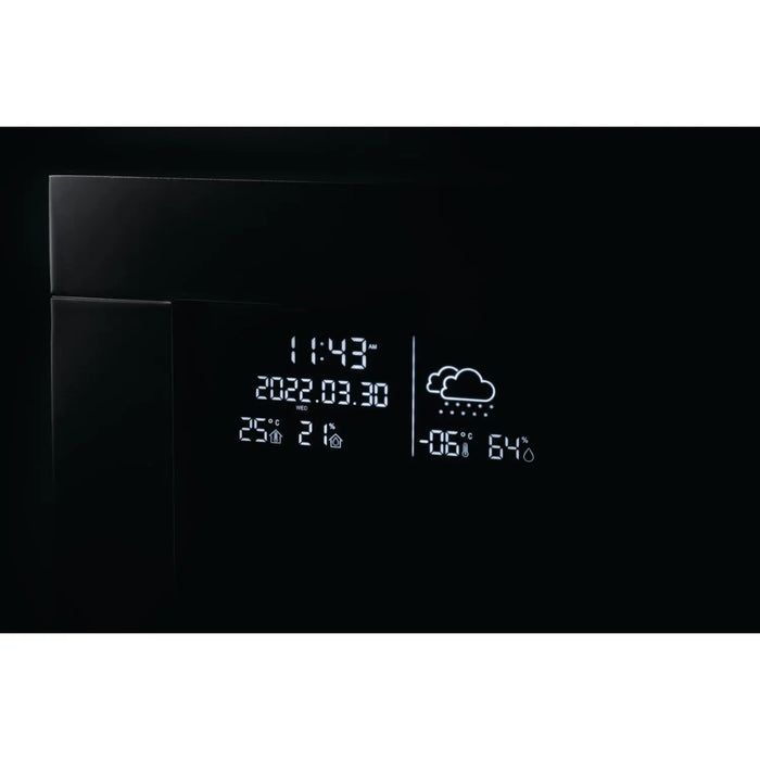 Napoleon Stylus Cara Elite Connected Wall Hanging Electric Fireplace Napoleon Hearth Dreamwood Living