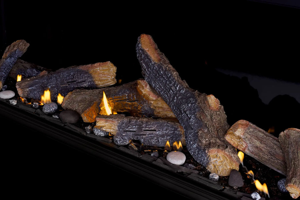 Napoleon Tall Bay Luxuria 50 3-Sided Direct Vent Gas Fireplace - TLVX50LBN