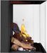 Napoleon Tall Bay Luxuria 50 three-sided gas fireplace, left side view