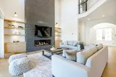 Napoleon Tall Bay Luxuria 62 3-Sided Direct Vent Gas Fireplace - TLVX62LBN