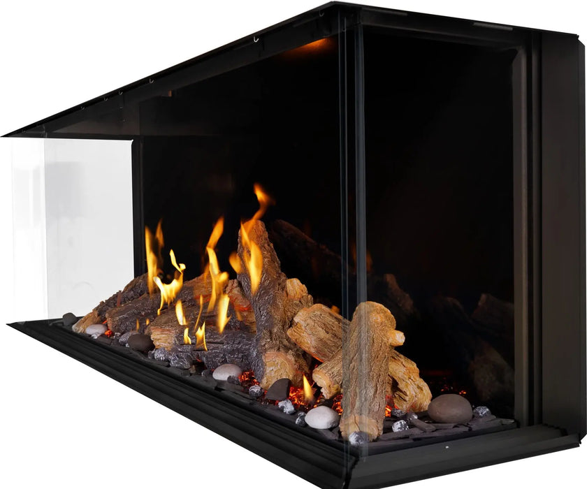 Napoleon Tall Bay Luxuria 62 3-Sided Direct Vent Gas Fireplace - TLVX62LBN