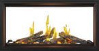 Napoleon Tall Linear Vector™ 50 See Through Gas Fireplace with Luminous Logs Napoleon Hearth