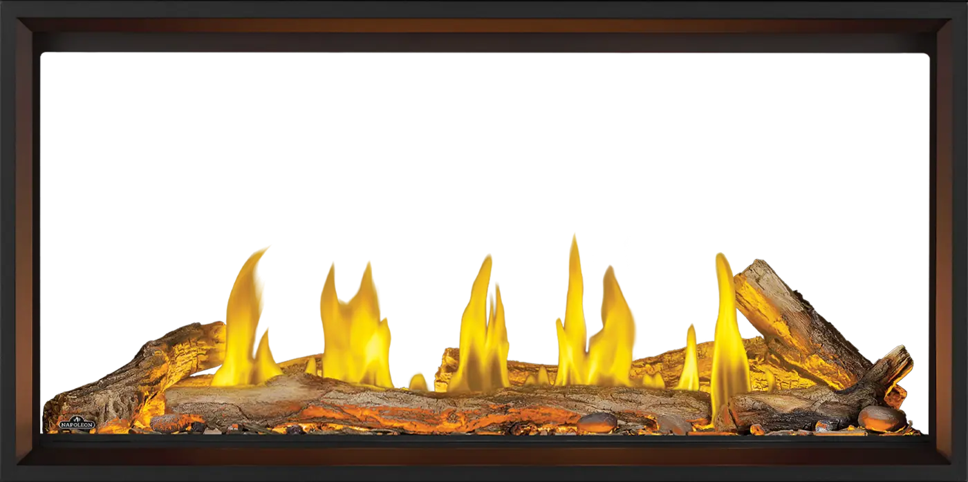 Napoleon Tall Linear Vector™ 50" See Through Direct Vent Gas Fireplace Napoleon Hearth