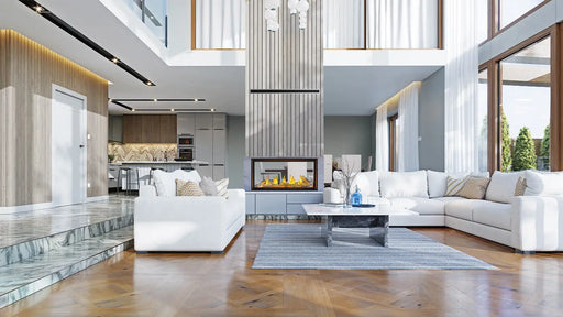 Napoleon Tall Linear Vector™ 74" See Through Direct Vent Gas Fireplace Napoleon Hearth