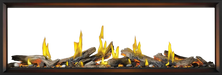 Napoleon Tall Linear Vector™ 74" See Through Gas Fireplace with Luminous Logs Napoleon Hearth