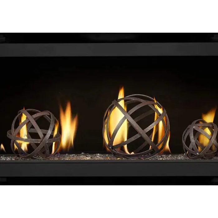 Napoleon Wrought Iron Globes (Naturally Rusted) For Gas Fireplace Napoleon Hearth Dreamwood Living