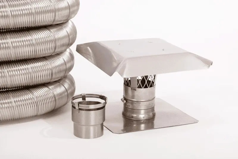 National Chimney M-Flex Pre-Insulated Wood-Burning Insert Liner Kit