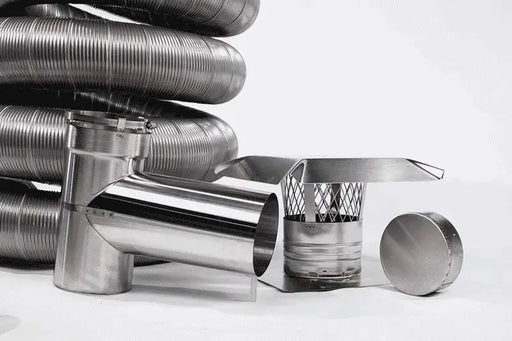 National Chimney M-Flex Standard Liner Kit with Tee National Chimney Dreamwood Living