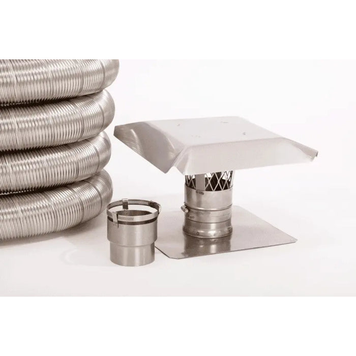 National Chimney M-Flex Wood-Burning Insert Basic Liner Kit