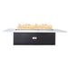 The Outdoor Plus OPT-NWPPC144 Newport 144" Powder Coat Rectangular Gas Fire Table