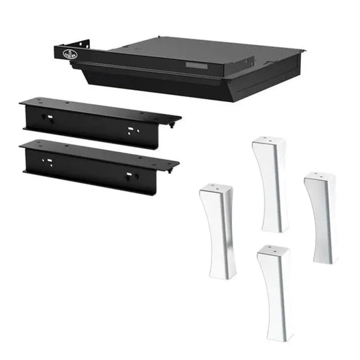 Osburn Brushed Nickel Cast Iron Straight Legs With Ash Drawer - OA10236 Osburn Wood Stoves Dreamwood Living