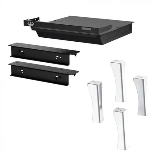 Osburn Brushed Nickel Cast Iron Straight Legs With Ash Drawer - OA10246 Osburn Wood Stoves Dreamwood Living