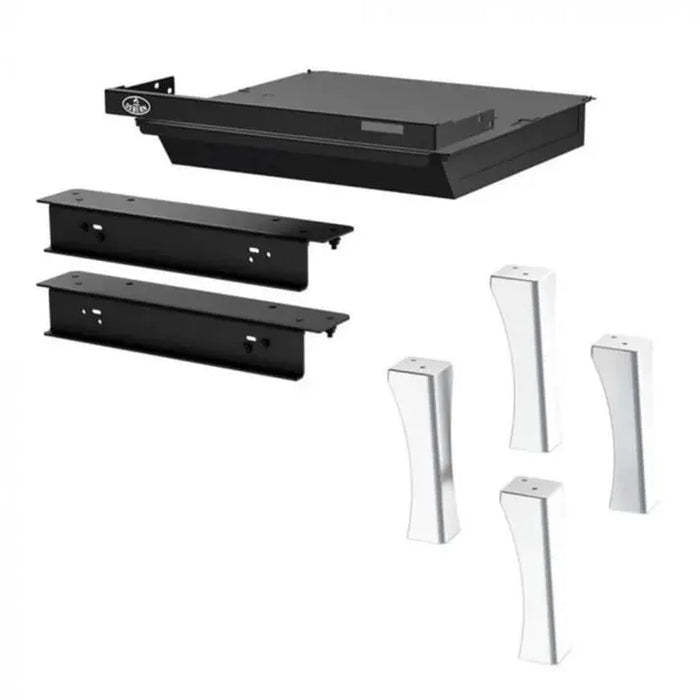 Osburn Brushed Nickel Cast Iron Straight Legs With Ash Drawer - OA10246 Osburn Wood Stoves Dreamwood Living
