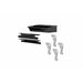 Osburn Brushed Nickel Cast Iron Traditional Legs With Ash Drawer - OA10228 Osburn Wood Stoves Dreamwood Living