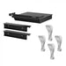 Osburn Brushed Nickel Cast Iron Traditional Legs With Ash Drawer - OA10248 Osburn Wood Stoves Dreamwood Living