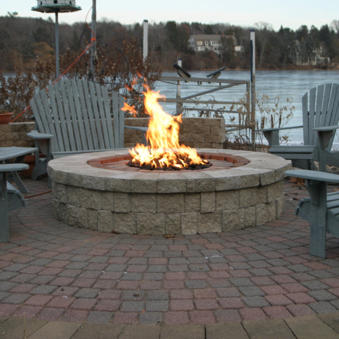 HPC 19" Round Bowl Match Lit Fire Pit Insert