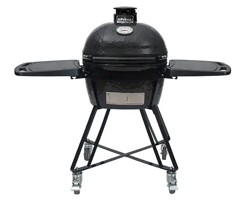 Primo Oval Junior All-In-One (Heavy-Duty Stand, Side Shelves, Ash Tool and Grate Lifter) PGCJRC Primo Dreamwood Living
