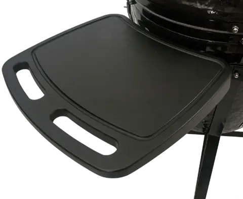 Primo Oval Large Charcoal All-In-One (Heavy-Duty Stand, Side Shelves, Ash Tool and Grate Lifter) - PGCLGC Primo Dreamwood Living