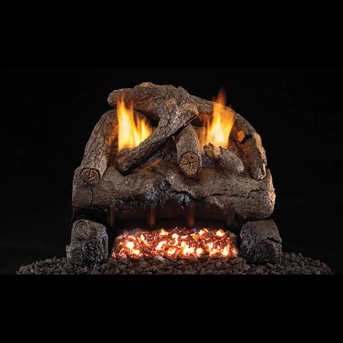 Real Fyre 16"/18" Evening Fyre Vent-Free Gas Log Set with G18 Burner System Real Fyre Dreamwood Living