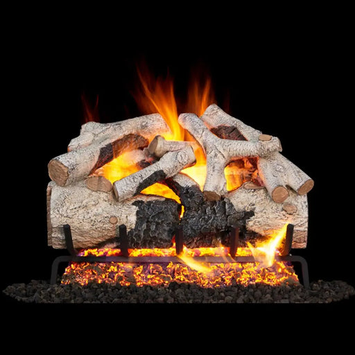 Real Fyre 30" Burnt Aspen Vented Gas Log Set with G52 Radiant Fyre Burner System Real Fyre Dreamwood Living