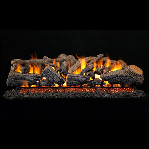 Real Fyre 72" Charred Majestic Oak Vented Gas Log Set Real Fyre