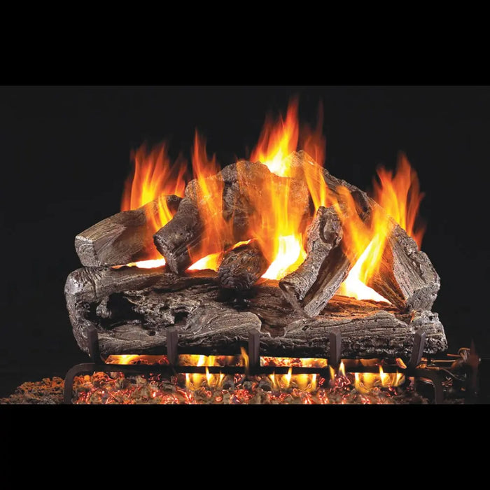 Real Fyre 18" Classic Series Rugged Oak Vented Gas Log Set Real Fyre Dreamwood Living