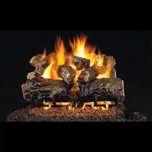 Real Fyre 30" Burnt Rustic Oak Vented Gas Log Set Real Fyre Dreamwood Living