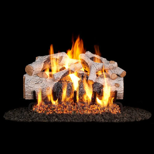 Real Fyre 42" Charred Mountain Birch Vented Gas Log Set Real Fyre Dreamwood Living