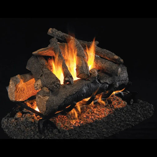 Real Fyre 30" Designer Series American Oak See Thru Vented Gas Log Set Real Fyre Dreamwood Living